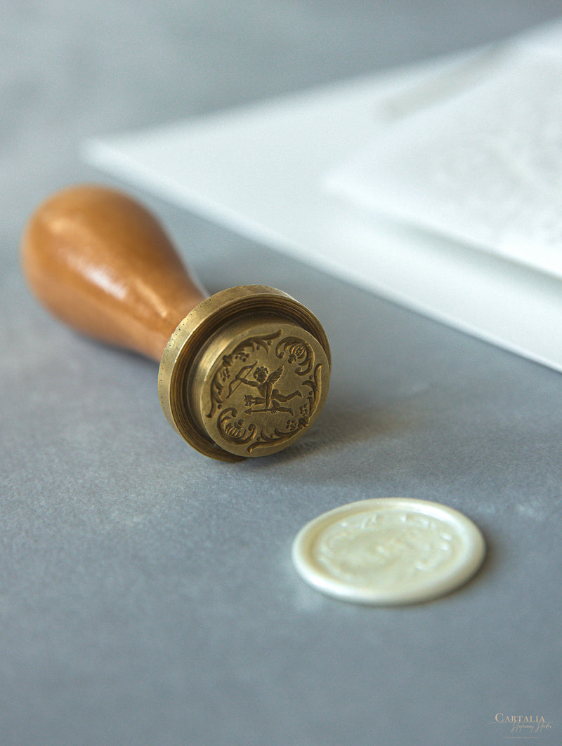 Add-On : Custom Wax Seal in Any font / Motif with Wax Seal Stamp – Cartalia